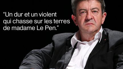 Le copr&eacute;sident du Parti de Gauche, Jean-Luc M&eacute;lenchon,&nbsp;le 17 ao&ucirc;t 2013, dans un entretien au "JDD". ( MAXPPP)