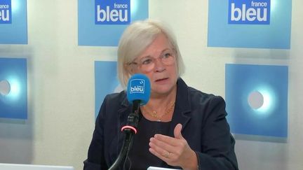 La ministre du Partenariat avec les territoires et de la Décentralisation, Catherine Vautrin, invitée de l'émission "Ma France" sur France Bleu, le 26 septembre 2024. (FRANCE BLEU / RADIO FRANCE)