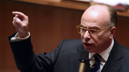 Le ministre d&eacute;l&eacute;gu&eacute; au Budget, Bernard Cazeneuve, le 15 octobre 2013 &agrave; l'Assembl&eacute;e nationale, &agrave; Paris. (ERIC FEFERBERG / AFP)