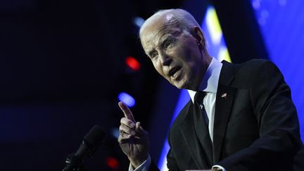 Le président américain, Joe Biden, le 15 octobre 2023, à Washington (Etats-Unis). (ANDREW CABALLERO-REYNOLDS / AFP)