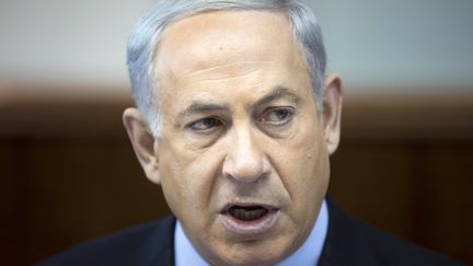 Le Premier ministre isra&eacute;lien, Benyamin Netanyahu, le 24 novembre 2013, &agrave; J&eacute;rusalem. (ABIR SULTAN / AFP)