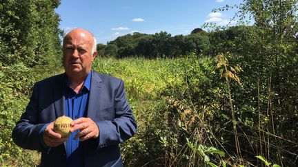 Daniel Cueff, maire de Langouët. (JUSTINE LECLERCQ / RADIO FRANCE)