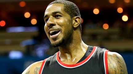 Le joueur de Portland, LaMarcus Aldridge