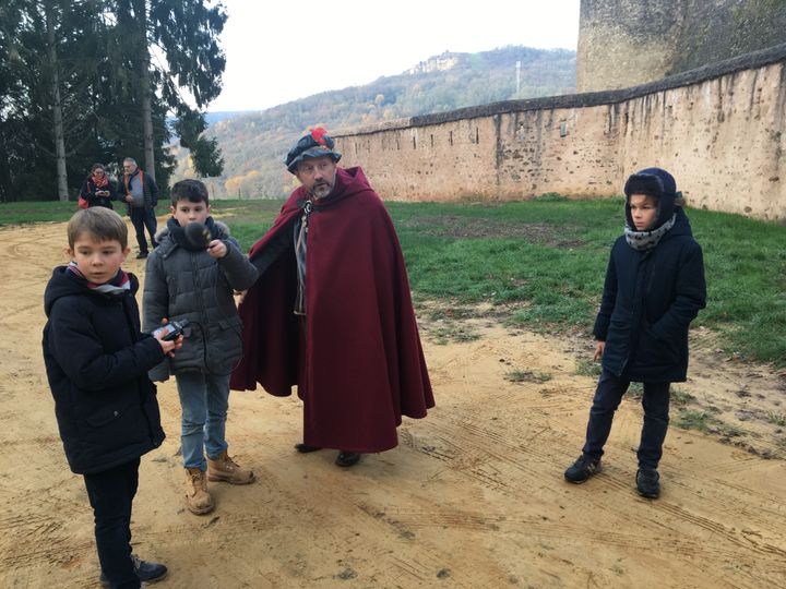 Visite du Château des Ducs de Lorraine, à Sierck-les-Bains. (INGRID POHU / RADIO FRANCE)