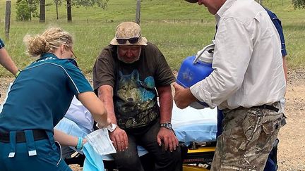 Disparu depuis 18 jours, Robert Weber a été retrouvé le 24 janvier 2021, dans le Queensland (Australie). (QUEENSLAND POLICE SERVICE / AFP)