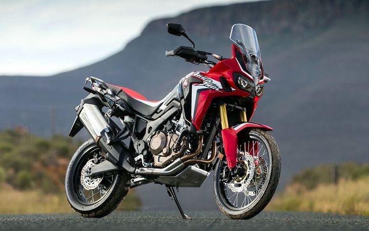 La Honda Africa Twin CRF 1000, la moto idéale pour ce genre de parcours et d'épreuve. (SERGE MARTIN FRANCE INFO)