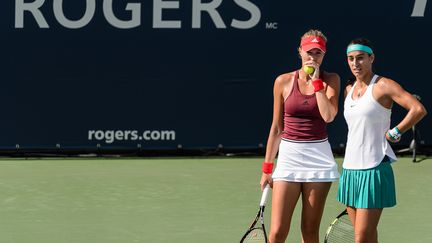 Kristina Mladenovic et Caroline Garcia sont attendues à l'US Open (MINAS PANAGIOTAKIS / GETTY IMAGES NORTH AMERICA)