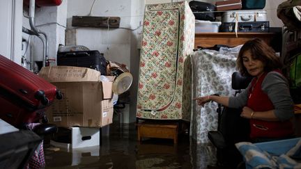  (Une maison inondée à Nemours en Seine-et-Marne © REVELLI-BEAUMONT/SIPA)