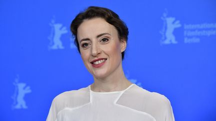 L'actrice allemande Maren Eggert, ici le 12 février 2019, a remporté le premier prix d'interprétation "non-genré" à la Berlinale 2021. (TOBIAS SCHWARZ / AFP)