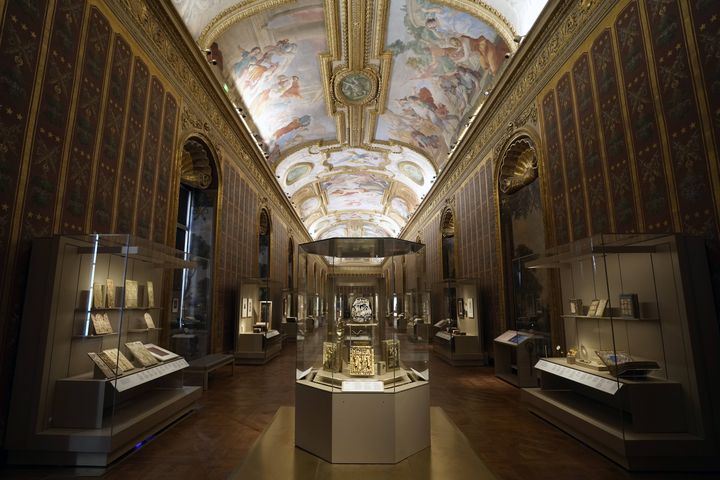 La galerie Mazarin de le BnF Richelieu (12 septembre 2022) (FRANCOIS MORI / AP / SIPA)