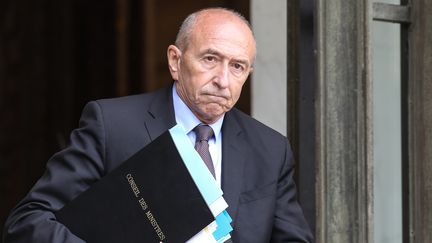 Gérard Collomb à la sortie de l'Elysée, à Paris, le 12 juin 2018.&nbsp; (LUDOVIC MARIN / AFP)