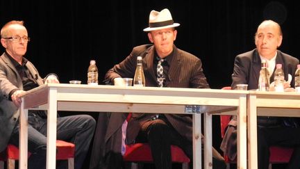 Topper Headon, Paul Simonon et Mick Jones à Paris le 12/9/13
 (Pierre-Yves Grenu)