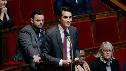 Gaëtan Dussausaye à l'Assemblée nationale (ALEXIS SCIARD / MAXPPP)