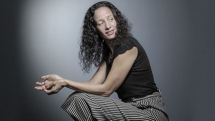 Meryem Alaoui, auteure de "La vérité sort de la bouche du cheval" (Gallimard), Paris septembre 2018
 (OEL SAGET / AFP)