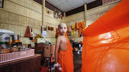 Ils sont désormais considérés comme des adultes et peuvent rejoindre les moines dans leurs monastères pour recevoir leur enseignement. Certains ne resteront que le temps des vacances d’été. D’autres choisiront la vie monacale.  (Li Mangmang/Xinhua/Sipa)