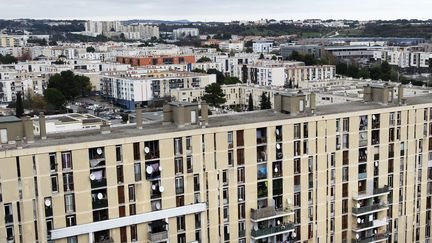 Le quartier de La Paillade à Montpellier (Hérault), le 9 décembre 2016. (MAXPPP)