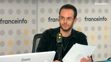 Clément Viktorovitch dans Entre les lignes, sur franceinfo, le 14 juin 2022. (FRANCE INFO / RADIO FRANCE)