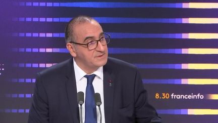 Le préfet de police de Paris, Laurent Nuñez, a répondu aux questions de franceinfo jeudi 26 octobre 2023. (FRANCEINFO / RADIO FRANCE)