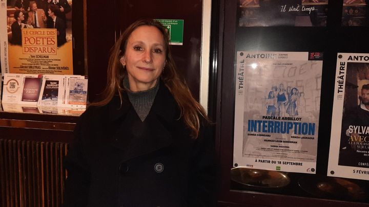 Sandra Vizzavona est avocate et auteur de "Interruption", aux éditions Stock. (SANDRINE ETOA / FRANCEINFO)