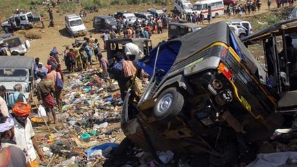 Un pèlerinage au Kerala, au sud de l'Inde, a tourné au drame, le 15 janvier 2011. (AFP/STRDEL)