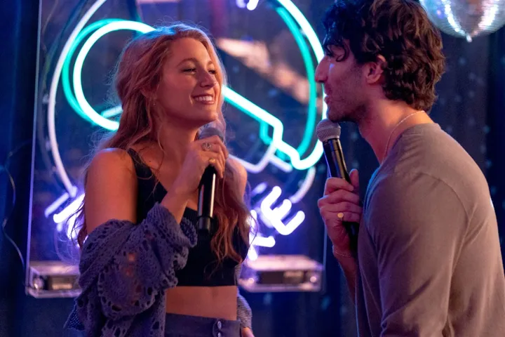 Photo of Lily Bloom and Ryle Kincaid (played by Blake Lively and Justin Baldoni) from the film 