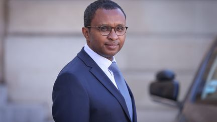 Le ministre de l'Education Pap Ndiaye à l'Elysée pour le Conseil des ministres le 4 juillet 2022. (MAXPPP)