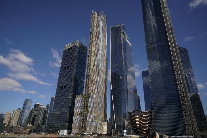 Le quartier des Hudson Yards à New York
 (Drew Angerer / GETTY IMAGES NORTH AMERICA / AFP)