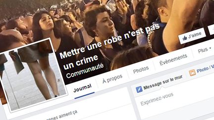 &nbsp; (Plus de 10.000 internautes sont déjà fans de la page Facebook "Mettre une robe n'est pas un crime" © Capture d'écran)