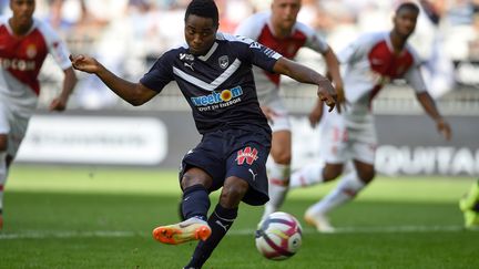 François Kamano (Girondins de Bordeaux) a inscrit un doublé contre Monaco (NICOLAS TUCAT / AFP)