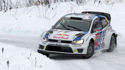 Jari-Matti Latvala (Volkswagen) au rallye de Suède (MICKE FRANSSON / TT NEWS AGENCY)