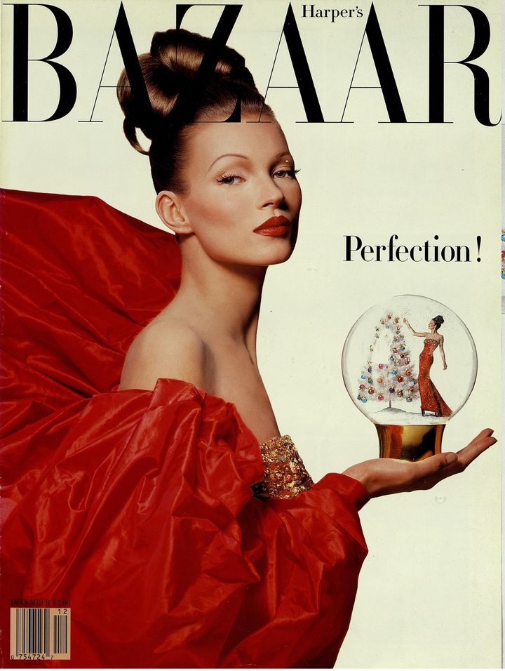 Exposition "Harper's Bazaar.&nbsp;Premier magazine de mode"&nbsp;au MAD jusqu'au 14 juillet 2020.&nbsp;Couverture décembre 1992 avec Kate Moss&nbsp; (Patrick Demarchelier)