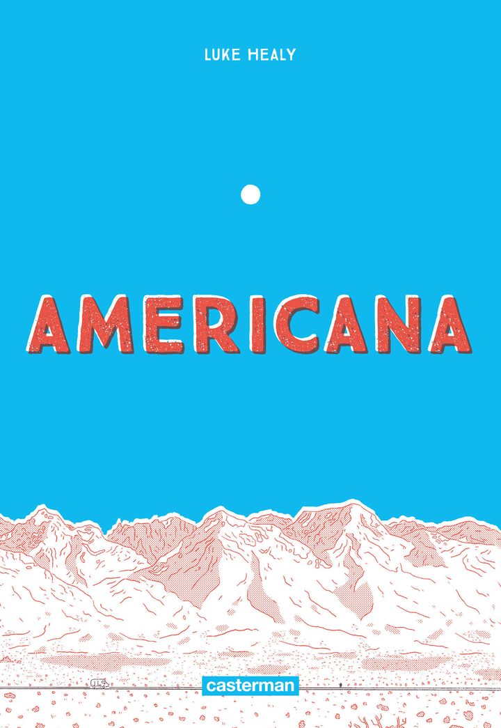 Couverture de "Americana", de Luke Healy, 2020 (CASTERMAN)