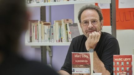 L'écrivain Marc Lévy, le 7 septembre 2018, à Nancy (Meurthe-et-Moselle). (SAUCOURT PATRICE / MAXPPP)