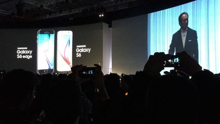 &nbsp; (Présentation des Galaxy S6 de Samsung à Barcelone © JC)