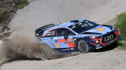 Le Belge Thierry Neuville (Hyundaï I20) (FRANCISCO LEONG / AFP)