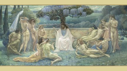 Jean Delville, L'Ecole de Platon, 1900, Paris, Musée d'Orsay
 (Musée d&#039;Orsay, dist. RMN / Patrice Schmidt © ADAGP, Paris 2013)