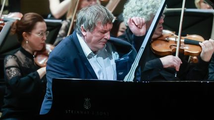 Le pianiste Boris Berezovsky en concert à Moscou, à la salle Zaryadye (22 janvier 2022) (SERGEI FADEICHEV/TASS/SIPA USA/SIPA / SIPA USA)