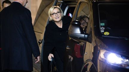 Marine Le Pen le 21 novembre 2017 à Paris. (MAXPPP)