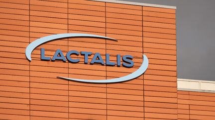 Le siège de Lactalis, le 22 mai 2024 à Laval (Mayenne). (LAETITIA NOTARIANNI / HANS LUCAS / AFP)