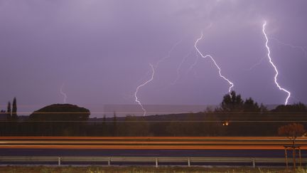 Un épisode méditerranéen intense va toucher cinq départements du sud de la France. (CHRISTOPHE SUAREZ / BIOSPHOTO / AFP)