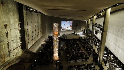  (© REUTERS/John Angelillo - La cérémonie d’ouverture du musée du 11 septembre, ce jeudi 15 mai, à New York.)