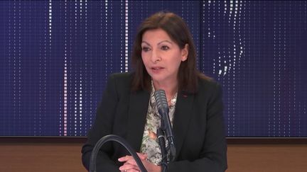 Anne Hidalgo, maire (PS) de Paris,&nbsp;était l'invitée du "8h30 franceinfo", lundi 8&nbsp;février 2021. (FRANCEINFO / RADIOFRANCE)