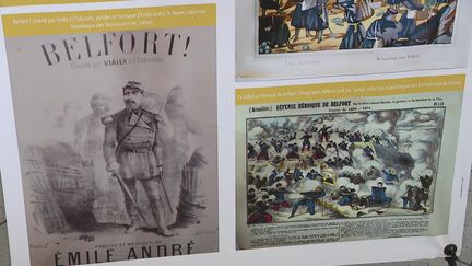 A travers des illustrations et des récits, l'exposition relate le siège de Belfort entre novembre 1870 et février 1871. (France 3 Franche-Comté)