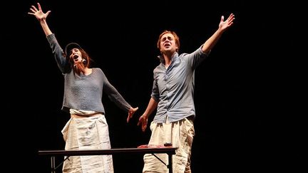 Camille Cuisinier et Pierre Benoist Varoclier dans "Jésus de Marseille"
 (Jacques Delforge)