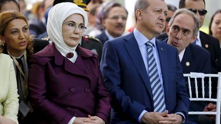 Le président turc Recep Tayyip Erdogan et son épouse Emine. ( REUTERS - Ivan Alvarado)