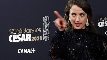 Adèle Haenel, le 28 février 2020, lors de&nbsp;la 45e cérémonie des César. (CHRISTOPHE ENA / AP / SIPA)