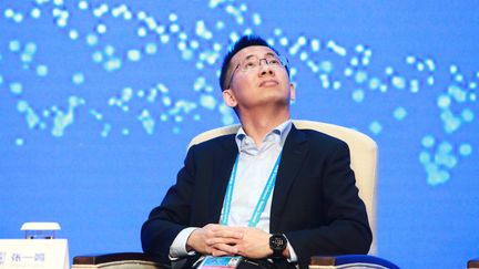 Le cofondateur de ByteDance, Zhang Yiming, participe à un sommet sur internet à Jiaxing (Chine), le 17 novembre 2016. (MAXPPP)