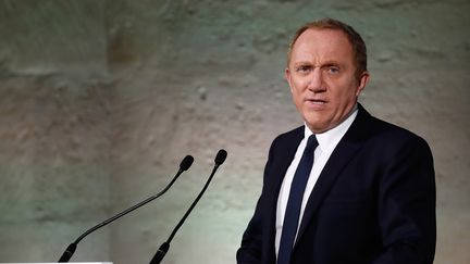 François-Henri Pinault, le PDG de Kering, en février 2018 à Paris (PATRICK KOVARIK / AFP)