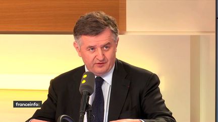 Augustin de Romanet,&nbsp;PDG du groupe ADP, le 14 juin 2018. (FRANCEINFO / RADIOFRANCE)