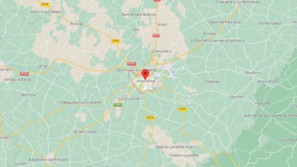 La commune d'Angoulême, en Charente. (CAPTURE D'ECRAN GOOGLE MAPS)